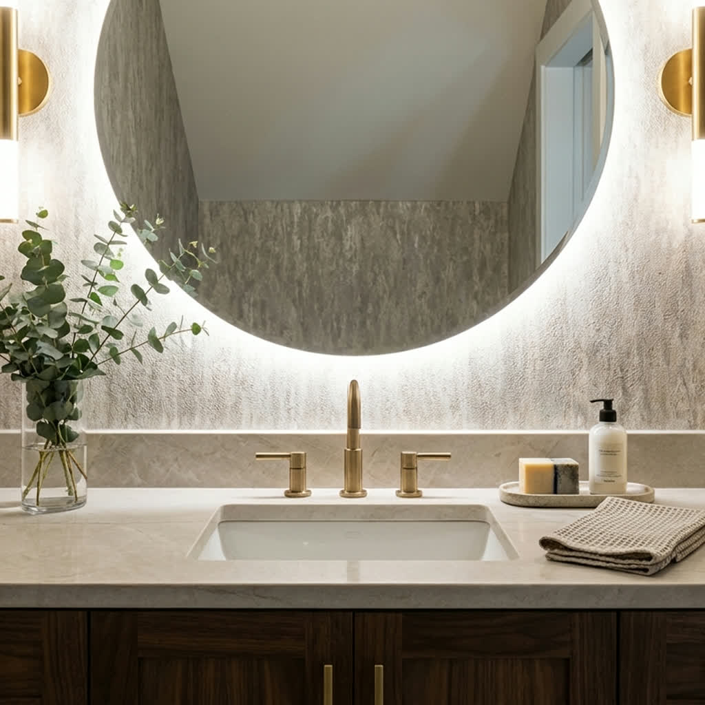 Blue Quartzite Bath